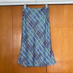 Urban Outfitters Blue Butterfly Skirt